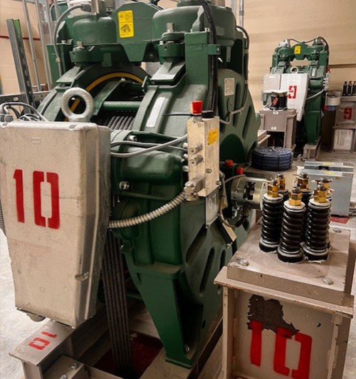 Skilled Vertical - LifTech elevator technician at work