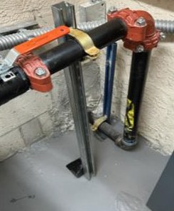 New ball valves and oil lines installed at Amberly Village